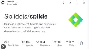 Sử dụng Splide slider cho website: Tất cả những g&igrave; bạn cần biết